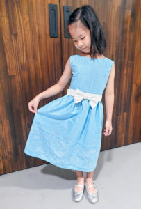 A childrens classic dress sewing pattern for every occasion! Sew this sweet style with your favorite wovens in sizes 12 months to 12 years.