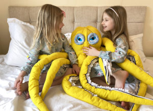 Sew the sweetest snuggle buddy… or a ferocious sea beast! With a bunch of options this giant octopus toy sewing pattern will make the stuffed toy of your kidlet’s dreams!