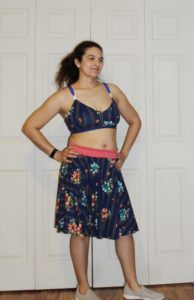 Whip up your new go-to everyday-fave bralette with the comfy and versatile Racerback Bra Sewing Pattern in sizes 28AA to 48M.