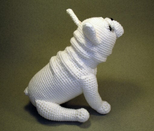 Crochet dog - crochet french bulldog