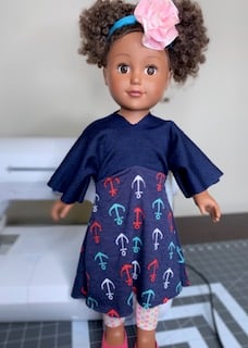 Easy Sew Doll Dress