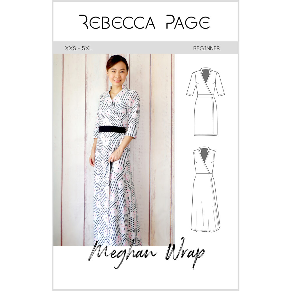 Meghan - Wrap Dress Pattern Cover