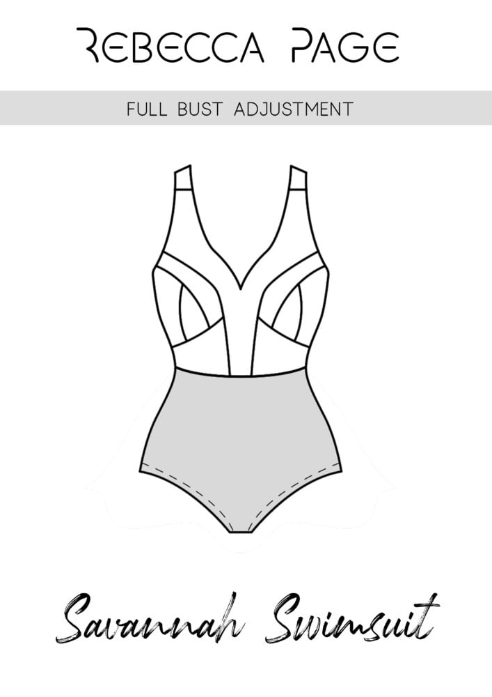 Swimsuit Full Bust Adjustment FBA Cover